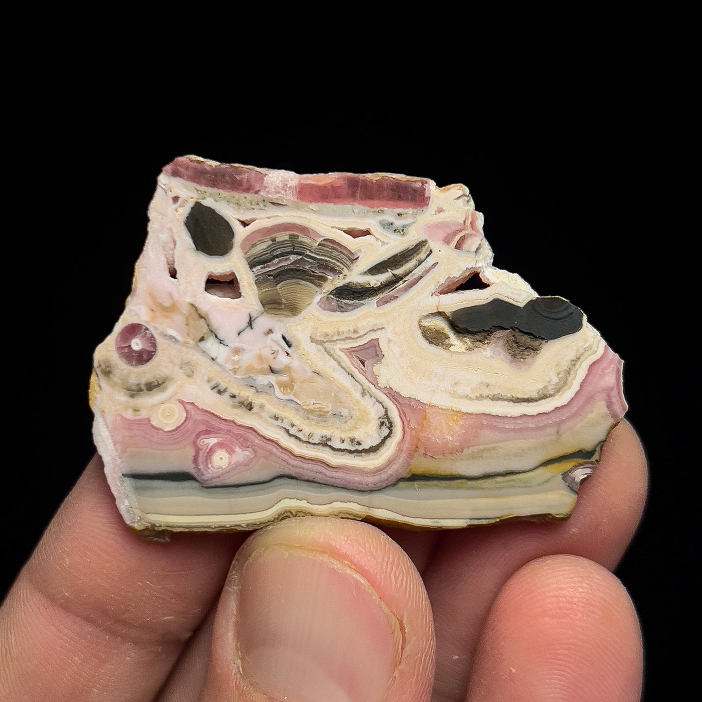 Rhodochrosite (polished)
