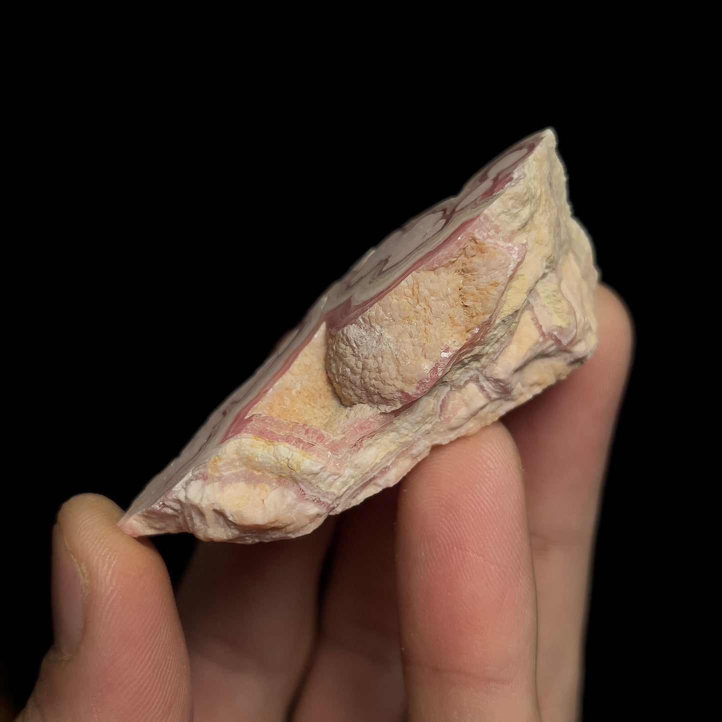 Rhodochrosite (polished)