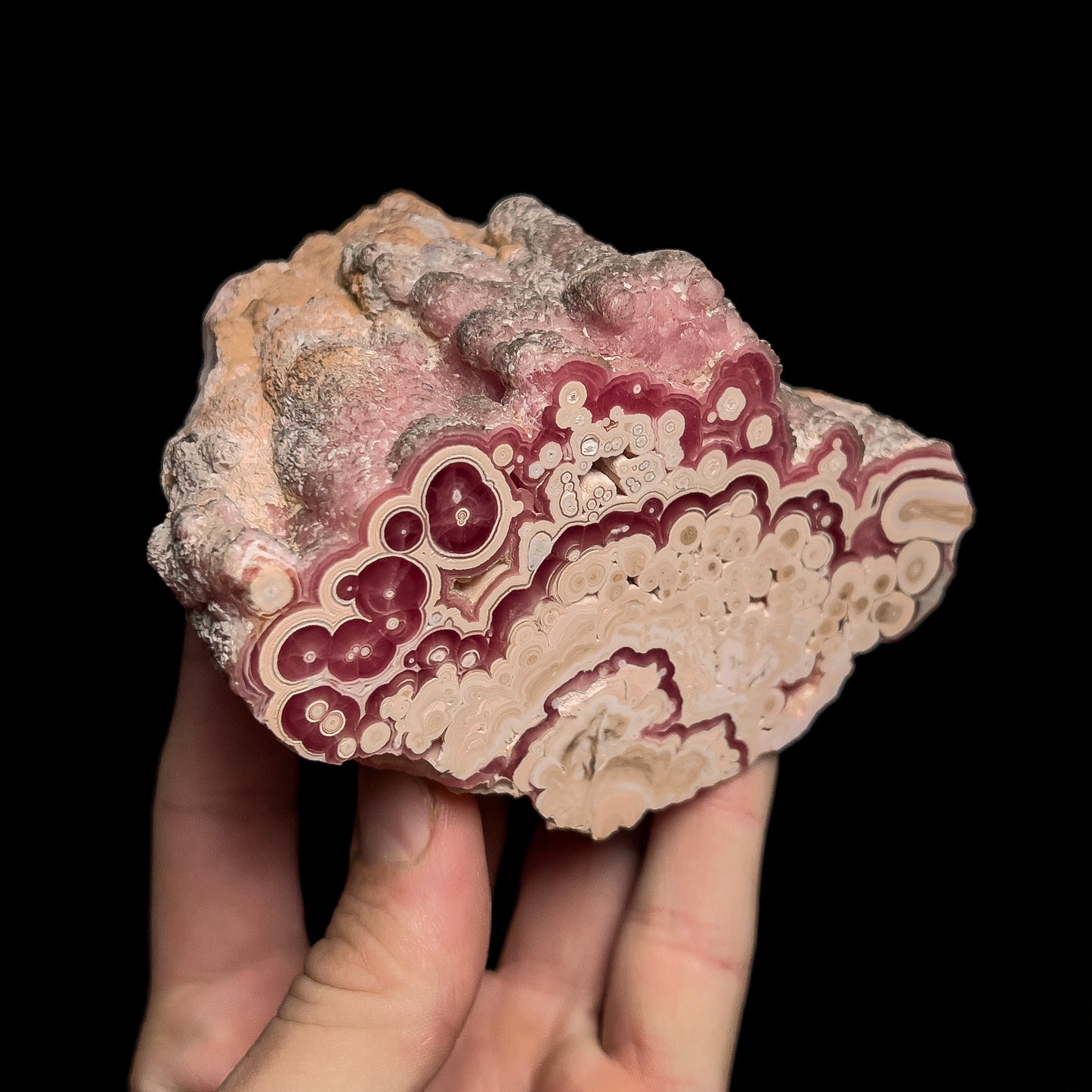 Rhodochrosite (polished)