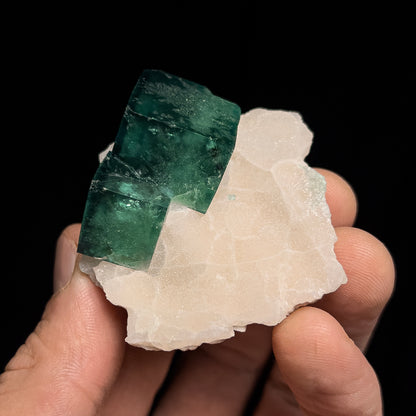 Fluorite on Quartz