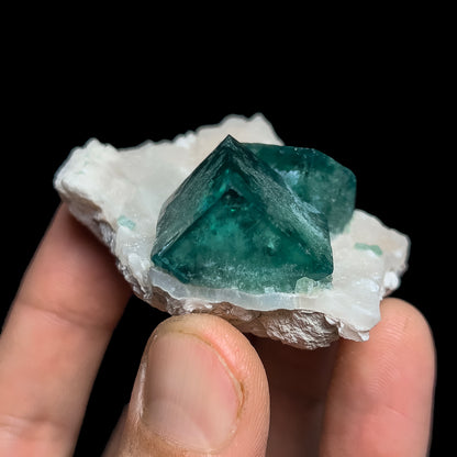 Fluorite on Quartz