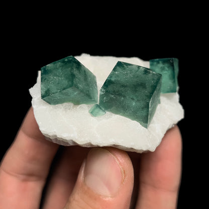 Fluorite on Quartz