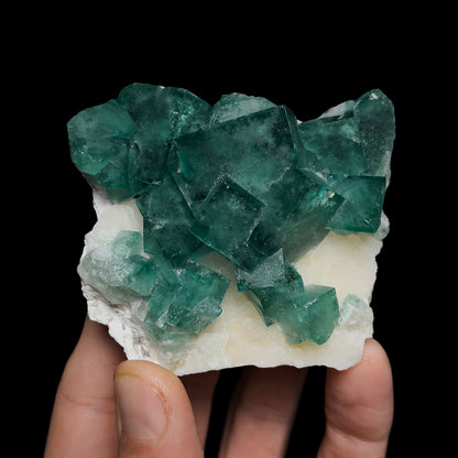 Fluorite on Quartz