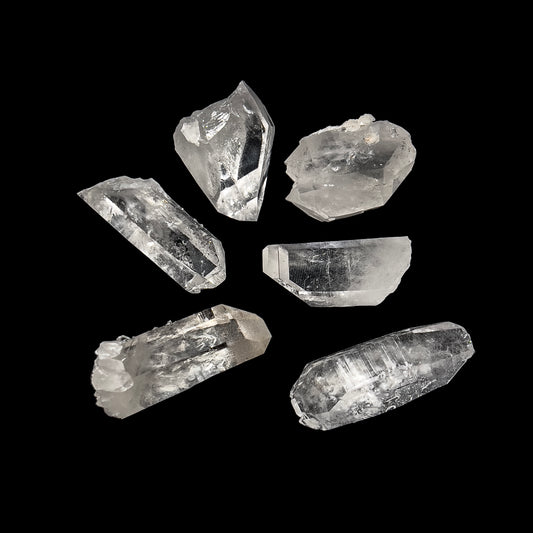 Quartz Crystal Parcel (6 pcs)