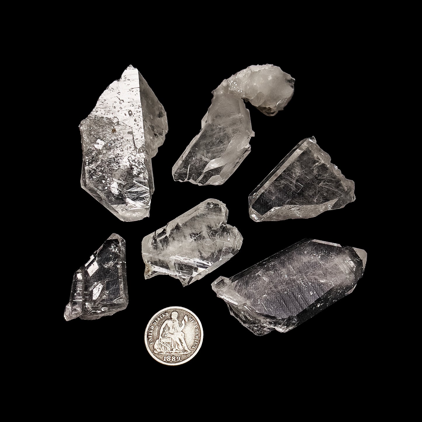 Quartz Crystal Parcel (6 pcs)